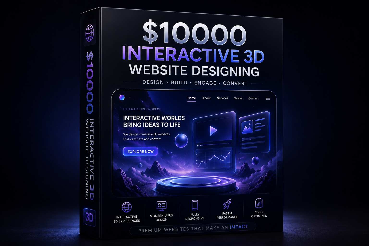 $10,000 Interactive 3D Website Blueprint
